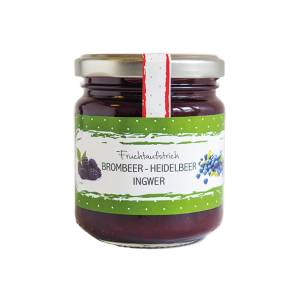 Fruchtaufstrich Brombeer - Heidelbeer - Ingwer